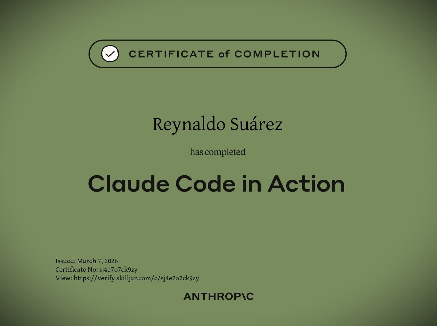 Certificación 'Claude Code in Action' - Anthropic