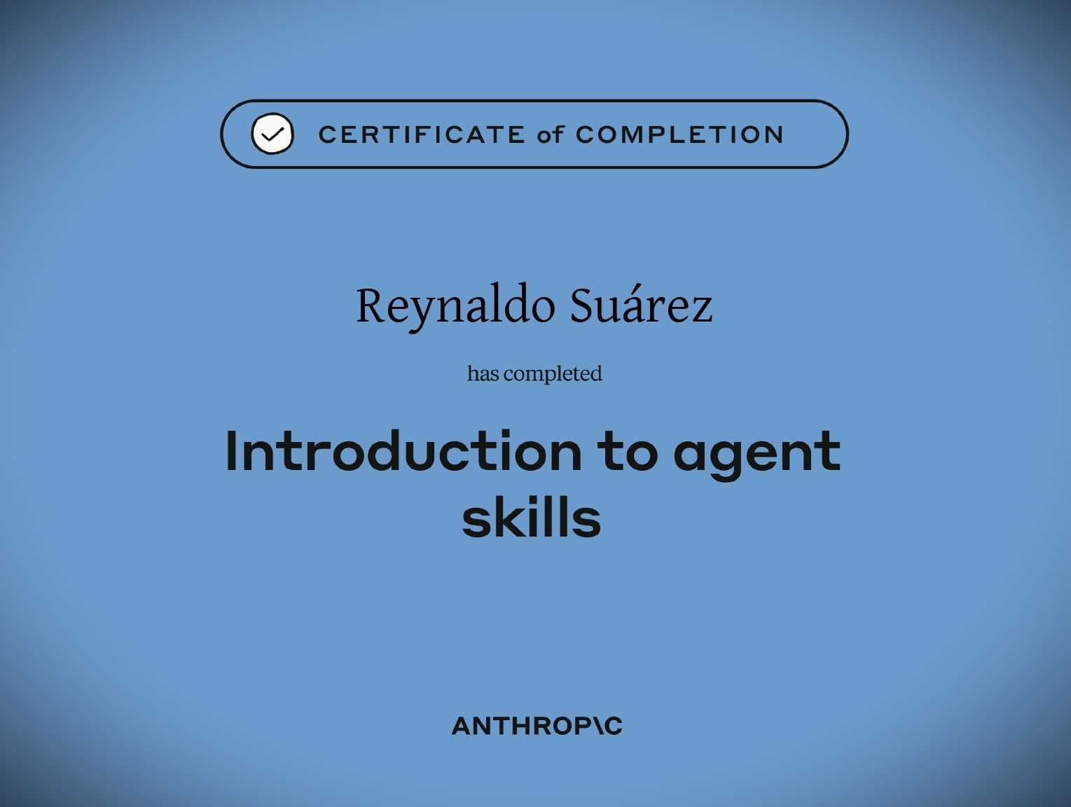 Certificación 'Introduction to Agent Skills' - Anthropic